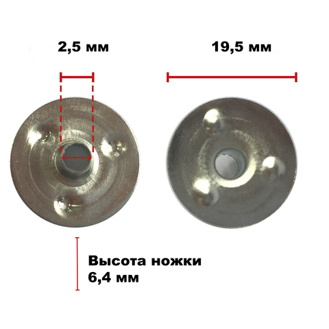 Фото Фитиледержатель круглый