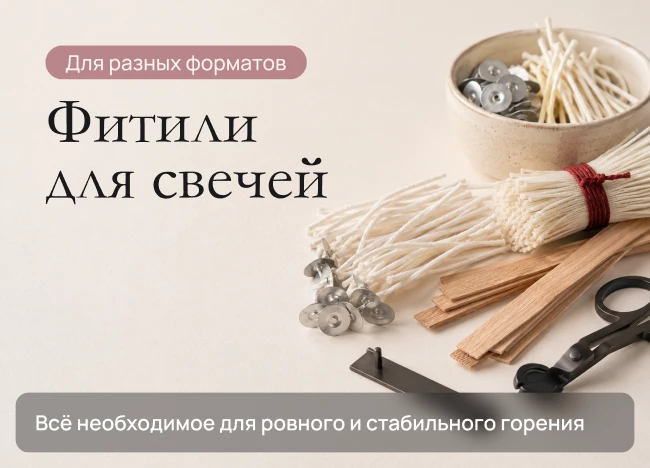 Фитили для свечей